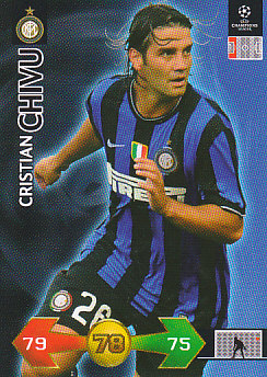 Cristian Chivu Internazionale Milano 2009/10 Panini Super Strikes CL #145
